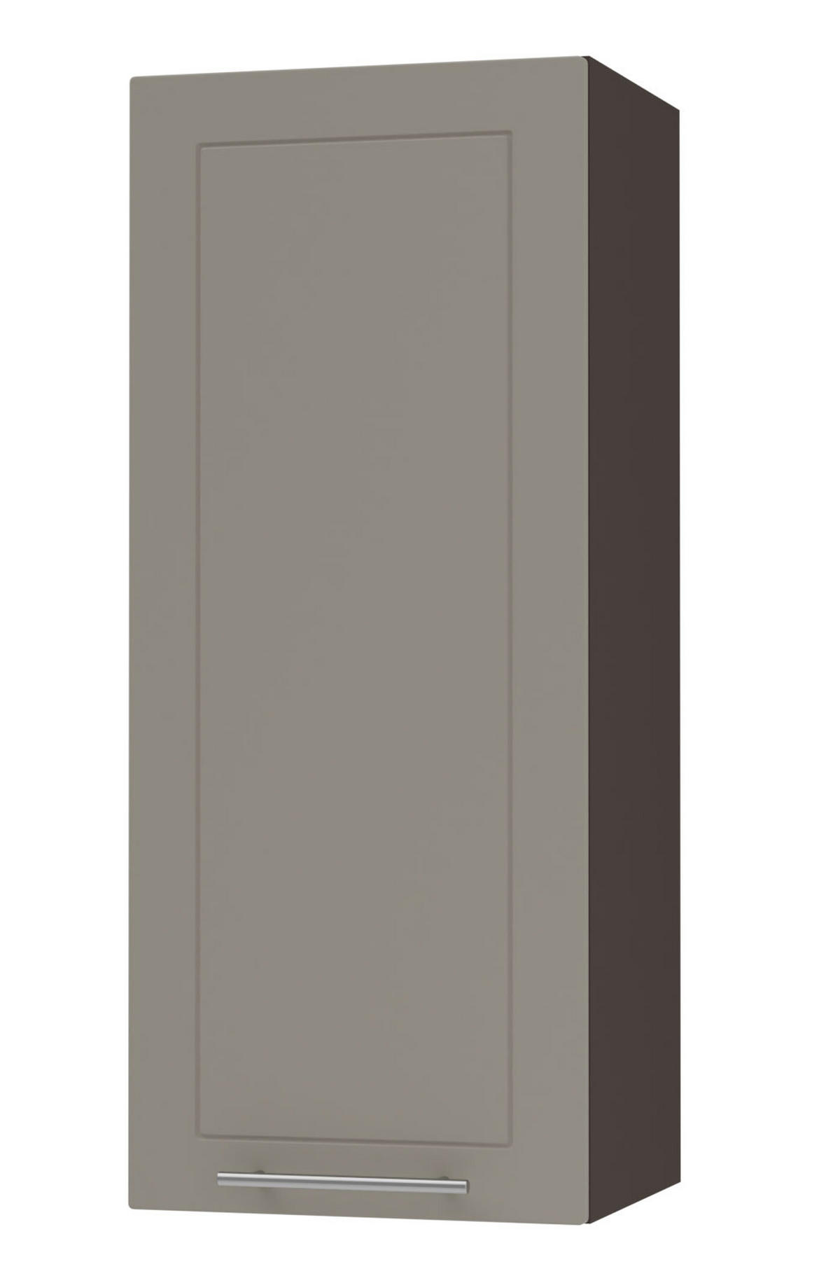 KÜCHENHÄNGESCHRANK Kvantum W4/40 Beige Matt / Lava Matt 40 / 32,5 / 96cm - Dunkelgrau/Beige, Holz/Holzwerkstoff (40/96/32.5cm) - Feldmann-Wohnen