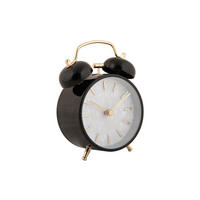 WECKER Retro Pearl Glow Ø 8 cm - Schwarz, Metall (8/12/4.6cm) - Karlsson
