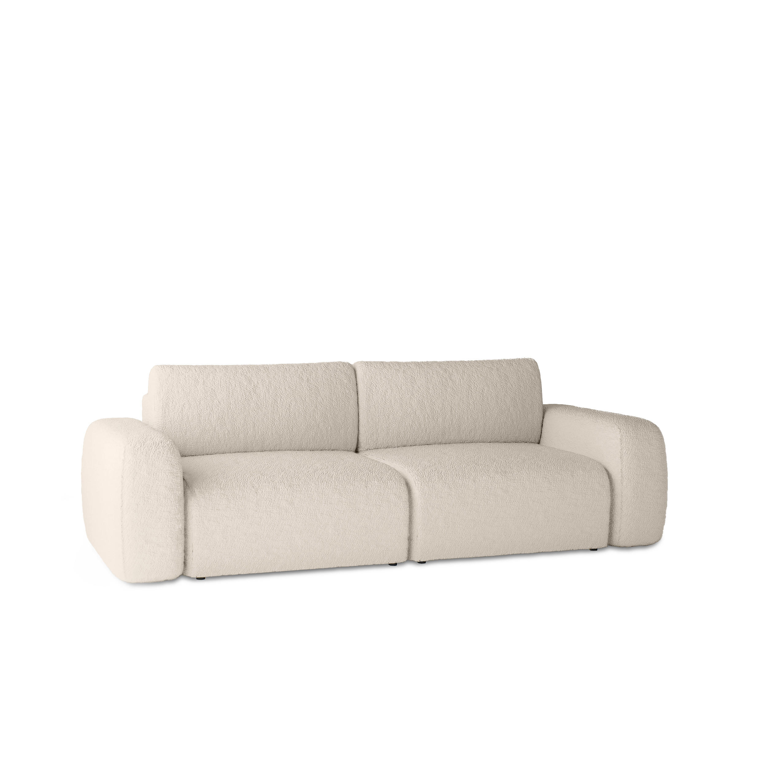 SCHLAFSOFA mit Bettkasten Varde Beige - Beige, Textil (255/85/105cm) - Fedve