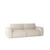 SCHLAFSOFA mit Bettkasten Varde Beige - Beige, Textil (255/85/105cm) - Fedve