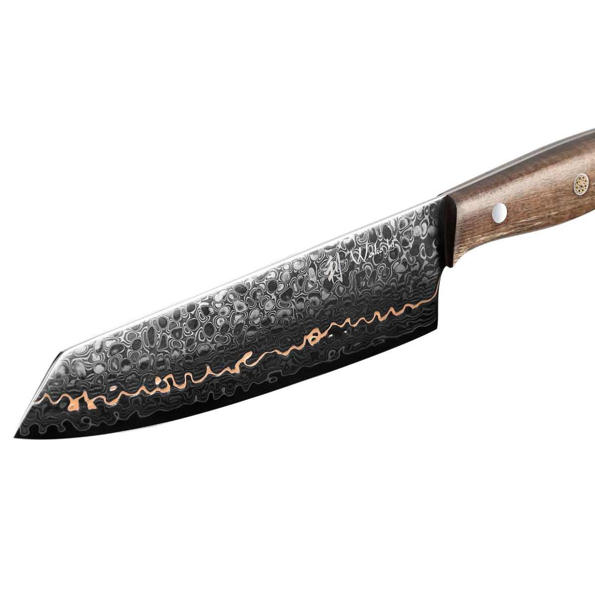 MESSERSET 3-tlg. 9-18 cm - Ahornfarben, Holzwerkstoff/Metall - Wakoli