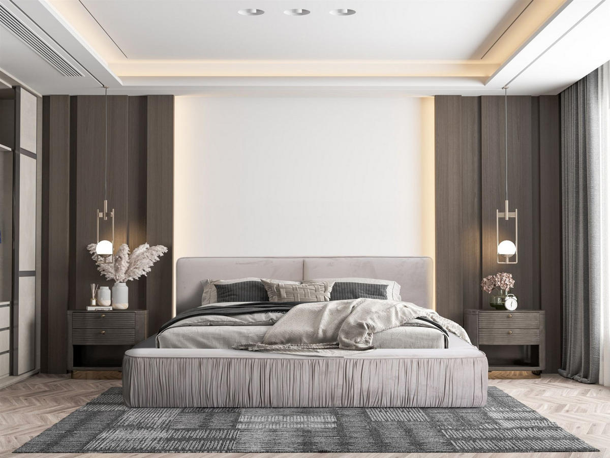 POLSTERBETT Lexie In Riviera - Beige, Holzwerkstoff/Textil (160/200cm) - Fun Möbel