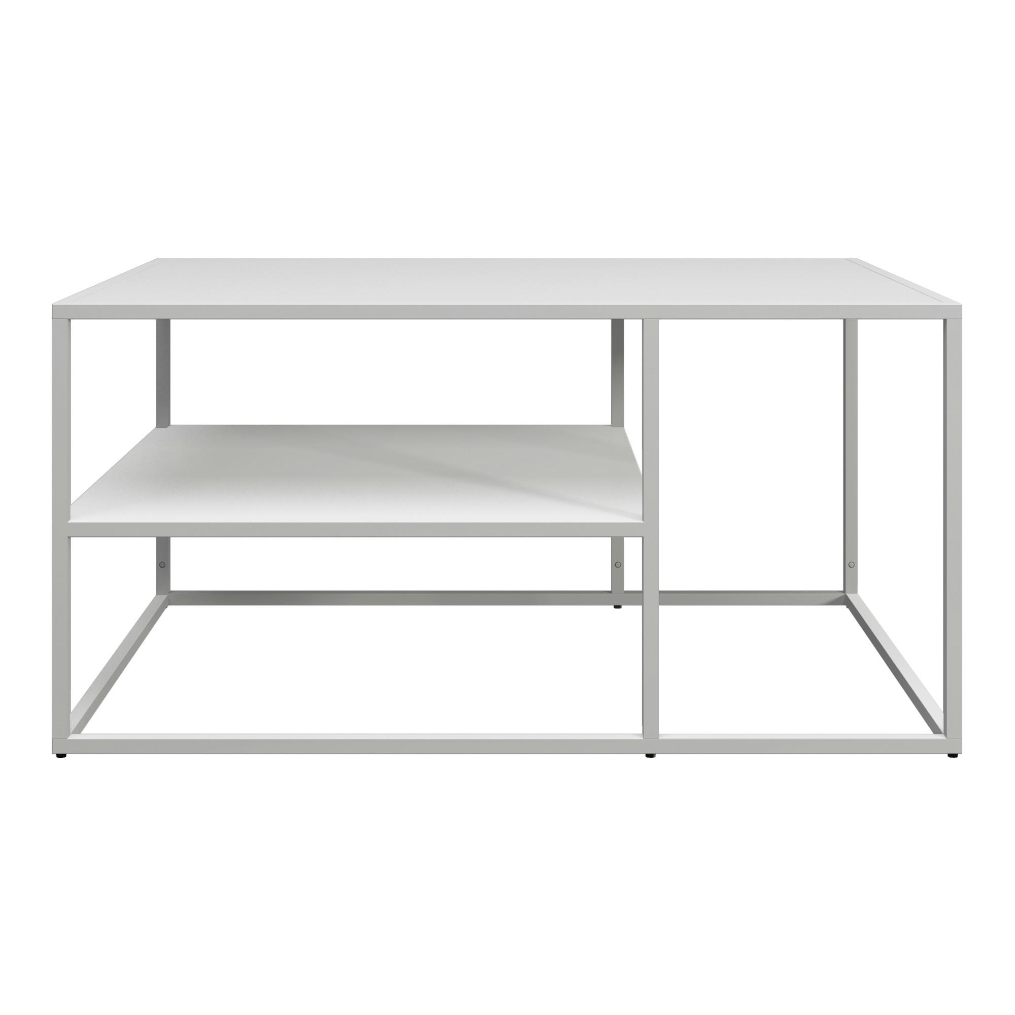 COUCHTISCH Solund 45/90/60 cm - Weiß, Metall (60/90/45cm) - [en.casa]