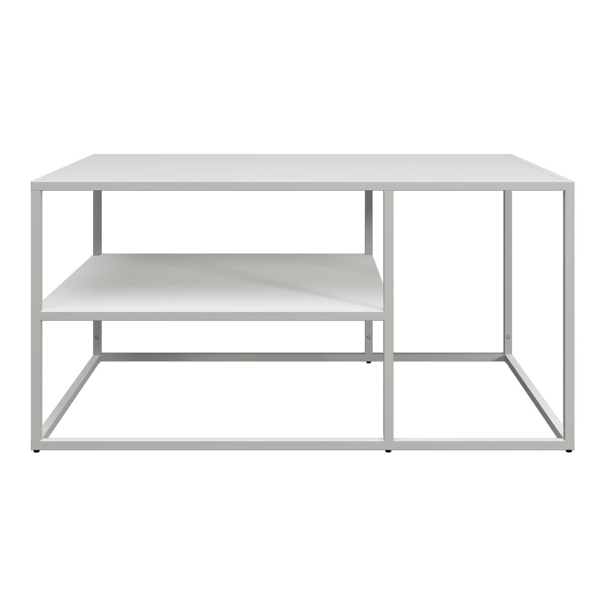 COUCHTISCH Solund 45/90/60 cm - Weiß, Metall (60/90/45cm) - [en.casa]