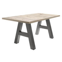 ESSTISCH ausziehbar Elia 3 160 x 90 x 75 Esszimmertisch Graphit/Sandeiche - Naturfarben, Holz (160/90/75cm) - 58aufmkessel