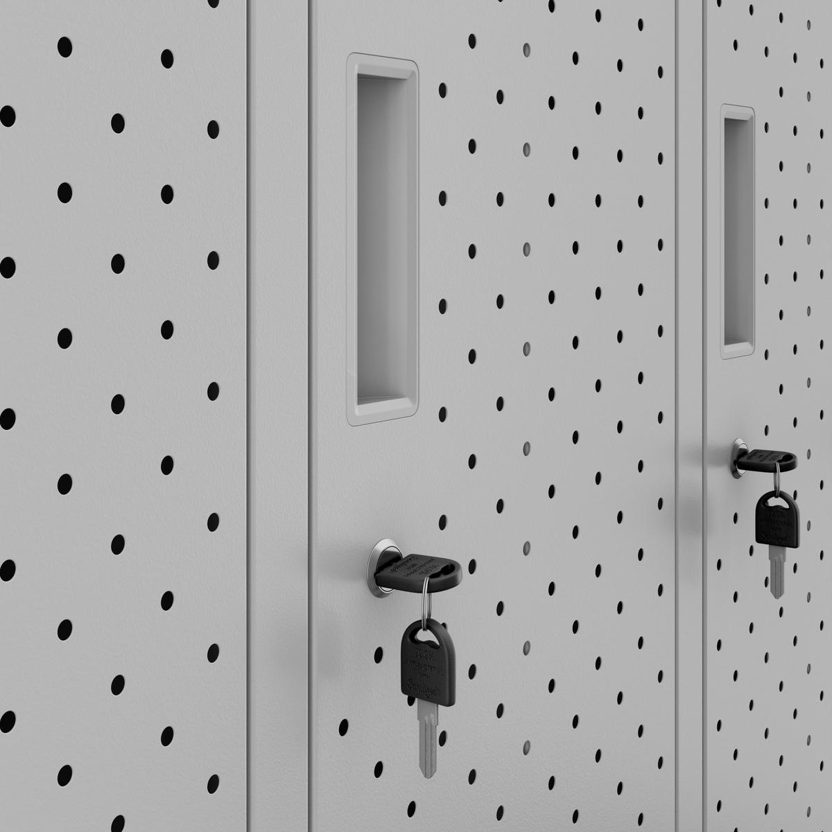 ARBEITSSCHUTZ-KLEIDERSCHRANK BARTEK PRO 172x136x45 cm - Grau, Metall (136/172/45cm) - Jan Nowak