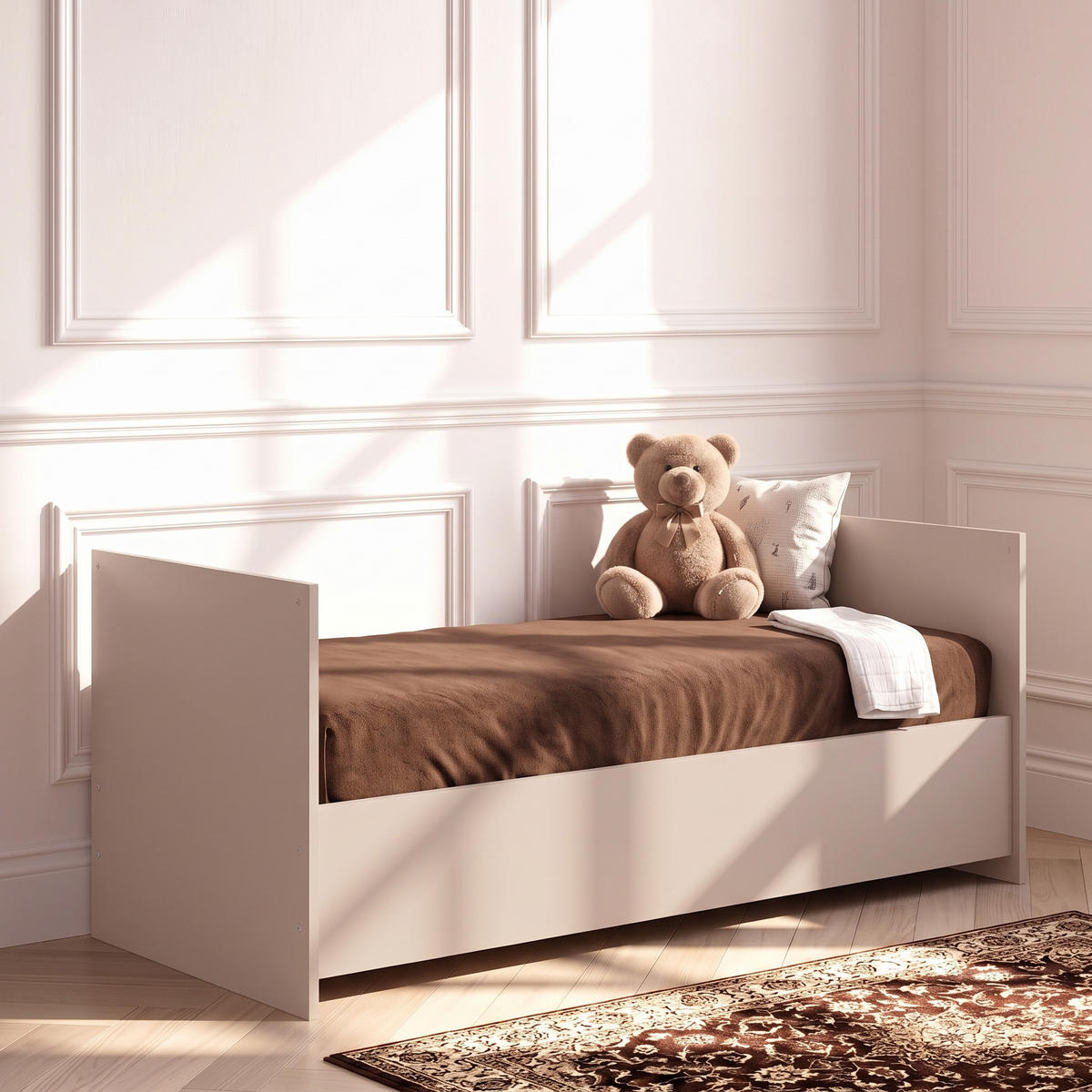 UMBAUSEITEN für Kinderbett Essentials - Braun, Holzwerkstoff (70/140cm) - arthur berndt