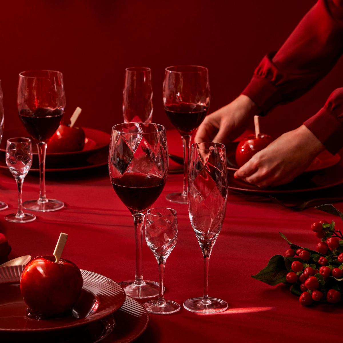 SEKTGLÄSER ROMANCE, 6ER-SET, 170 ML, HANDGEFERTIGT - Transparent, Glas (0.17L) - Krosno Glass