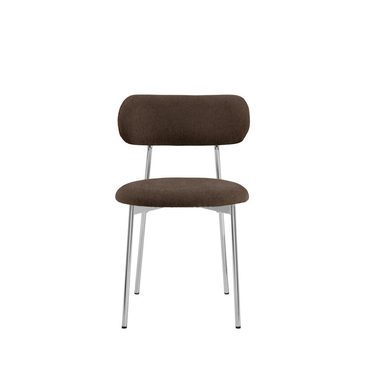 DESIGN-STUHL - Kastanie - 2er-Set - Braun, Textil (52/78/48cm) - Drawer