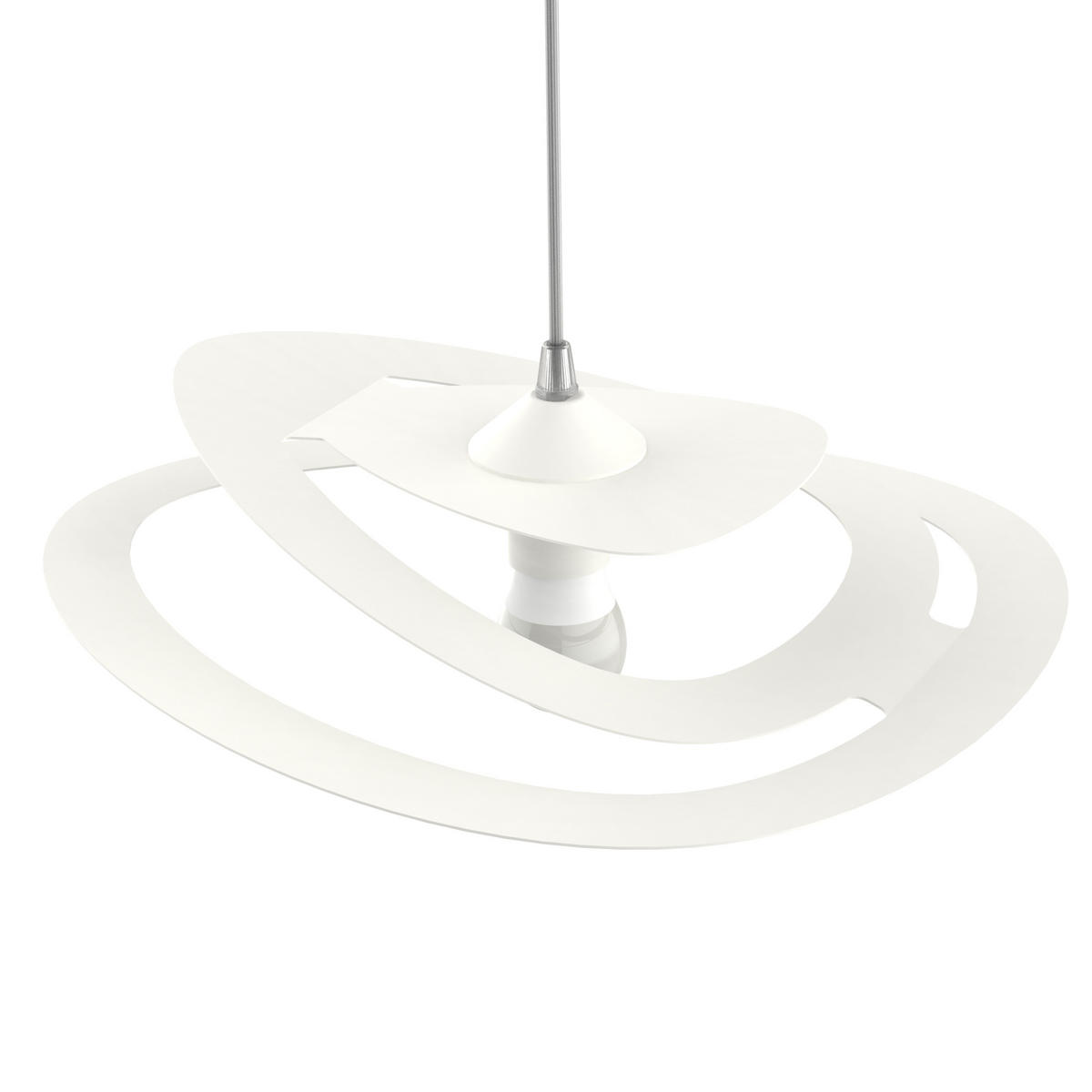 HÄNGELEUCHTE - Weiß, Metall (34/40/7.5cm) - Lumicom