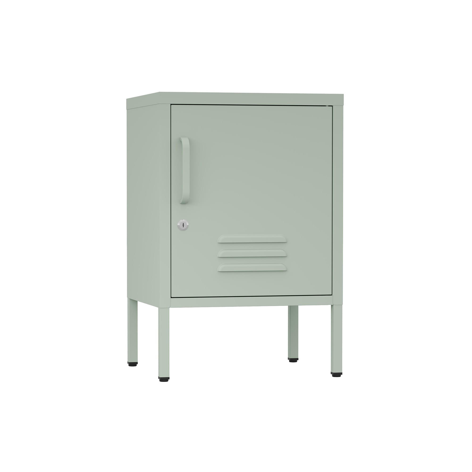 NACHTSCHRANK mit Tür Grün 40/35/60 - Grün, Metall (40/60/35cm) - Mobili Rebecca