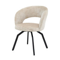 ESSZIMMERSTUHL Aranea Beige 63/62/81cm - Beige, Textil (62/81/63cm) - PTMD Collection
