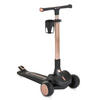 KINDERROLLER Aero klappbar schwarz Getränkehalter Hinterradbremse höhenverstellbar - Schwarz, Metall (73/36/76cm)