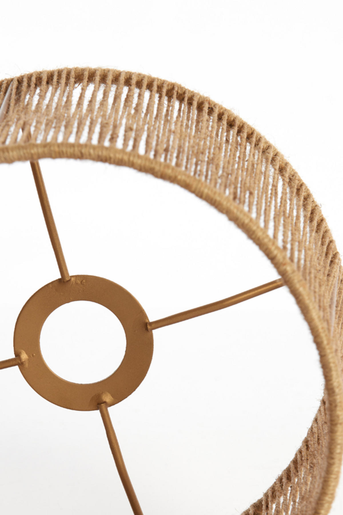 LAMPENSCHIRM Tossa Braun Ø30/21 cm - Braun, Textil (30/30/21cm) - Light & Living