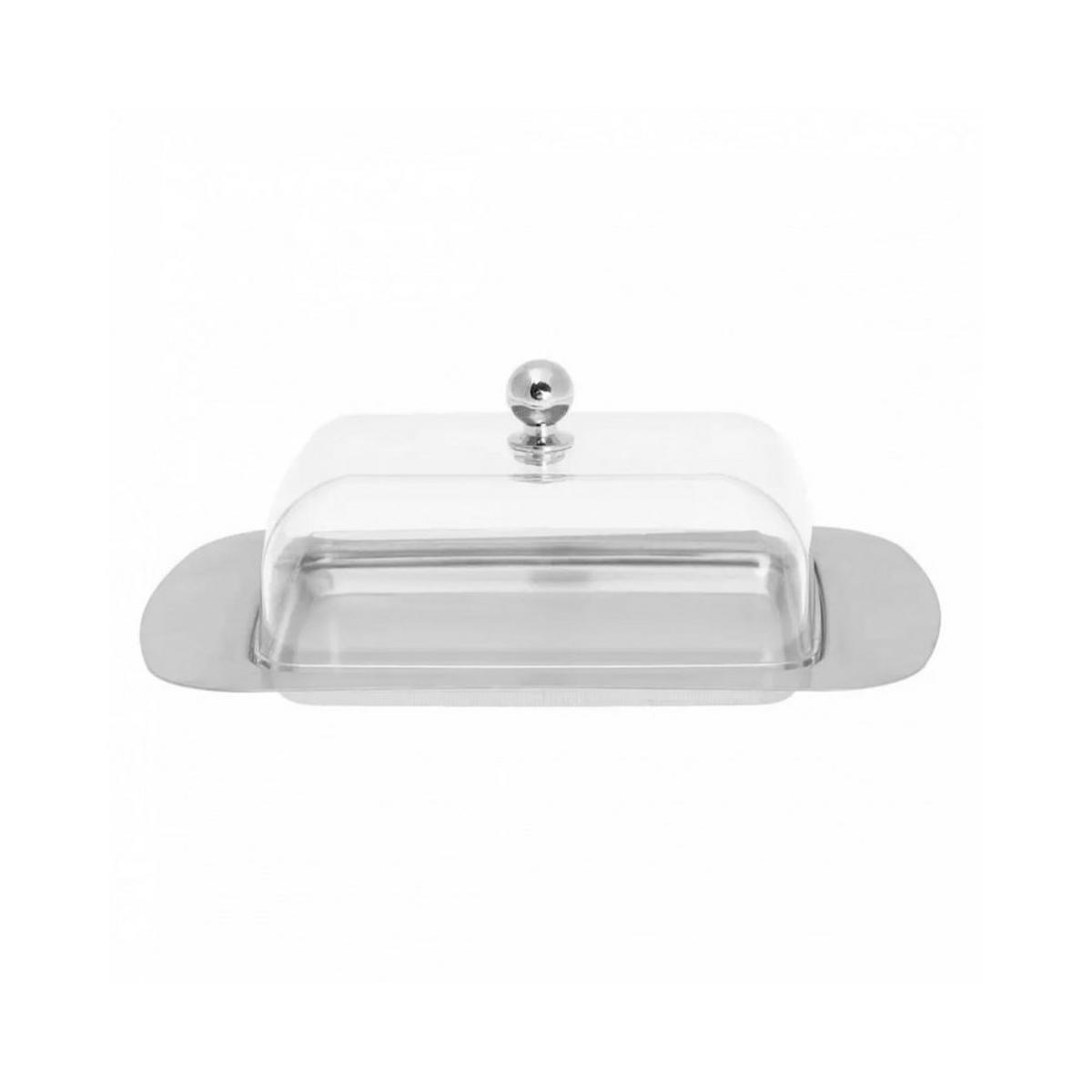 BUTTERDOSE 8086 - Silberfarben, Metall (12/7/19cm) - Kinghoff 