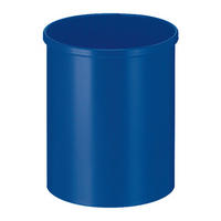 PAPIERKORB Stillvoll Metall 15 Liter 30,5x25,5 cm Blau - Blau, Metall (25.5/30.5/25.5cm) - PROREGAL