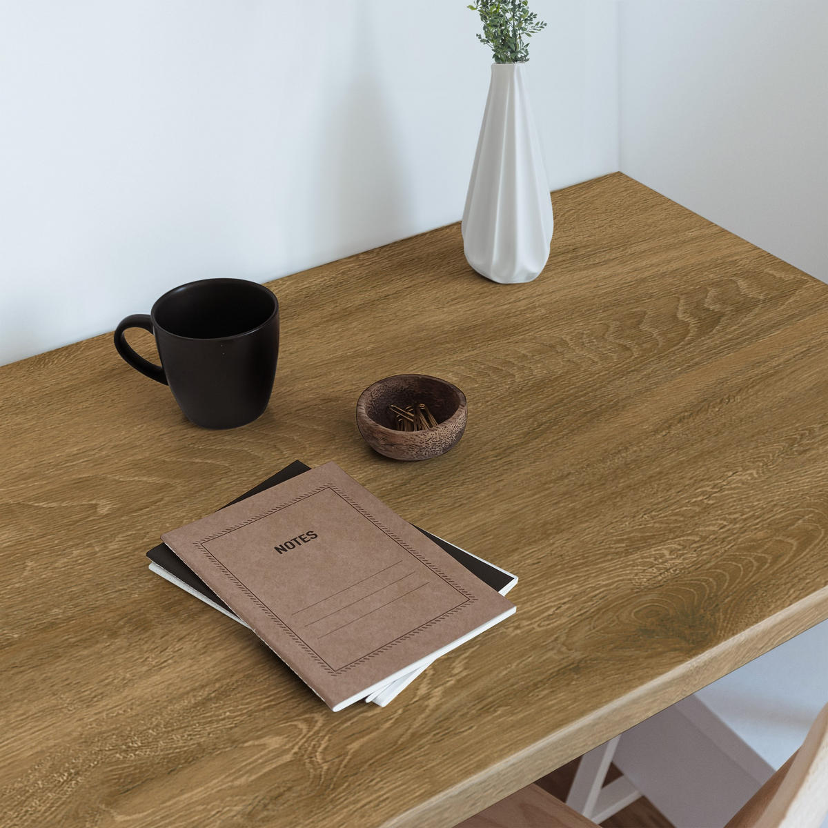 MÖBLAUFKLEBER 100x50 cm braun - Dunkelbraun, Kunststoff (100/50/0.1cm) - Wallfluent