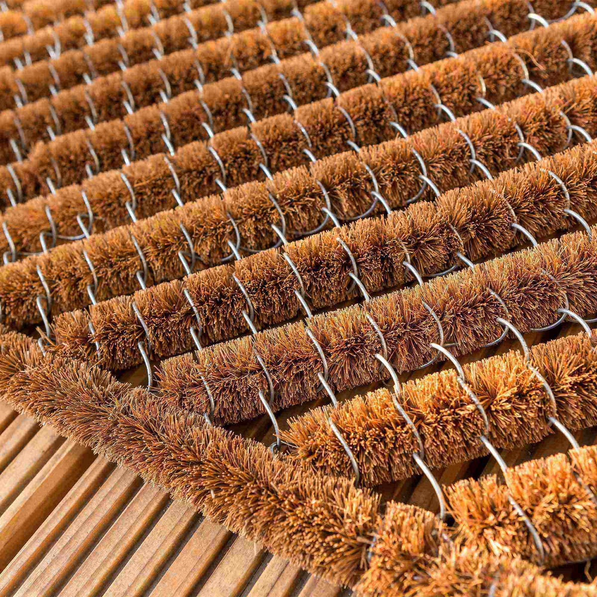 FUSSMATTE FÜR INNEN UND AUßEN COCO BRUSH STANDARD 2ER SET - Naturfarben, Textil (40/60cm) - Astra
