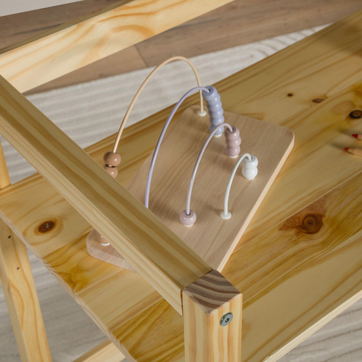 KINDERSCHREIBTISCH SUZA natur - Naturfarben, Holz (80/75/47cm) - IDIMEX