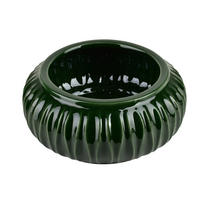 VASE MANON Dunkelgrün Keramik - Grün, Keramik (12cm) - Mondex