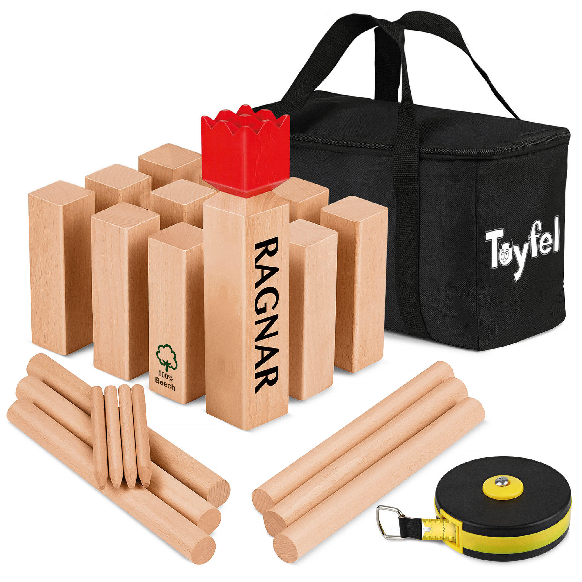 Toyfel Kubb Natur 30x6 cm