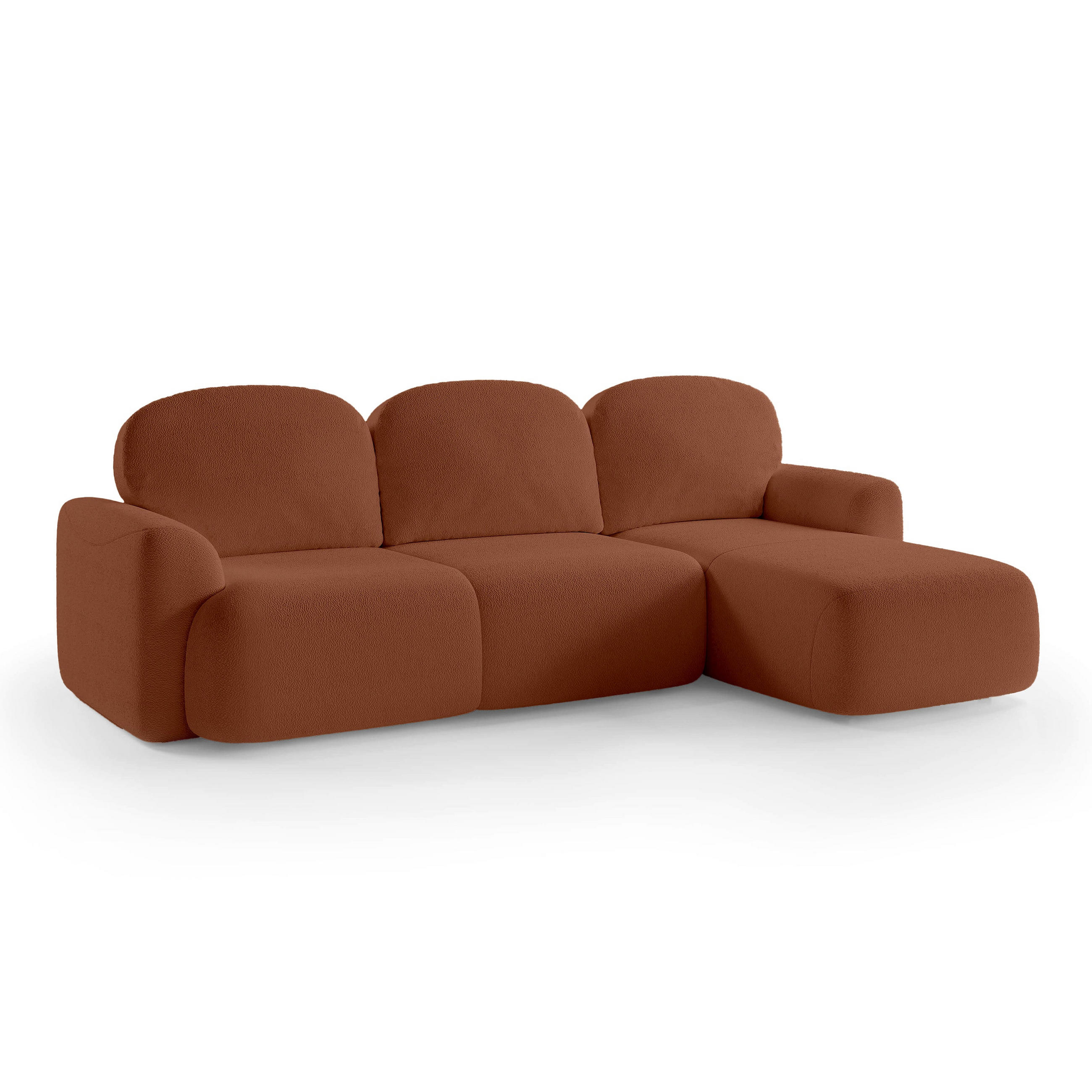 Pillovely Ecksofa Cappuccino 260x95x163 cm
