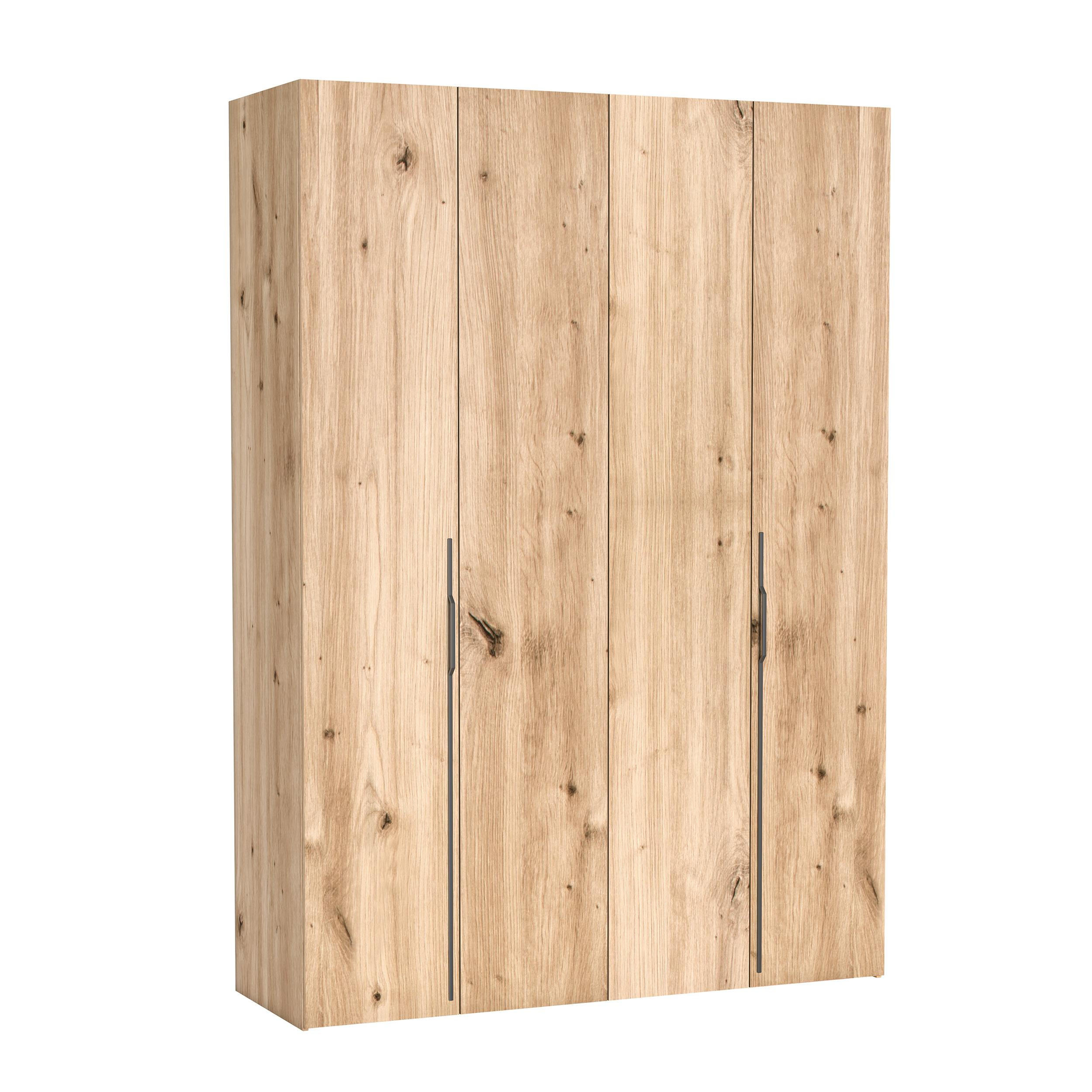 FALTTÜRENSCHRANK Omodeo 170 cm breit in Artisan-Eiche – mit WingLine-Falttüren - Eiche Artisan, Holzwerkstoff (170/240/58cm) - AX Living