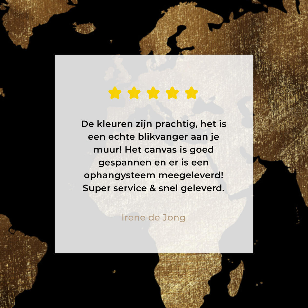 LEINWANDBILD Weltkarte - Gold - Luxus - Erde - Schwarz Wandbilder 80x60 cm - Goldfarben, Textil (80/60cm) - MuchoWow