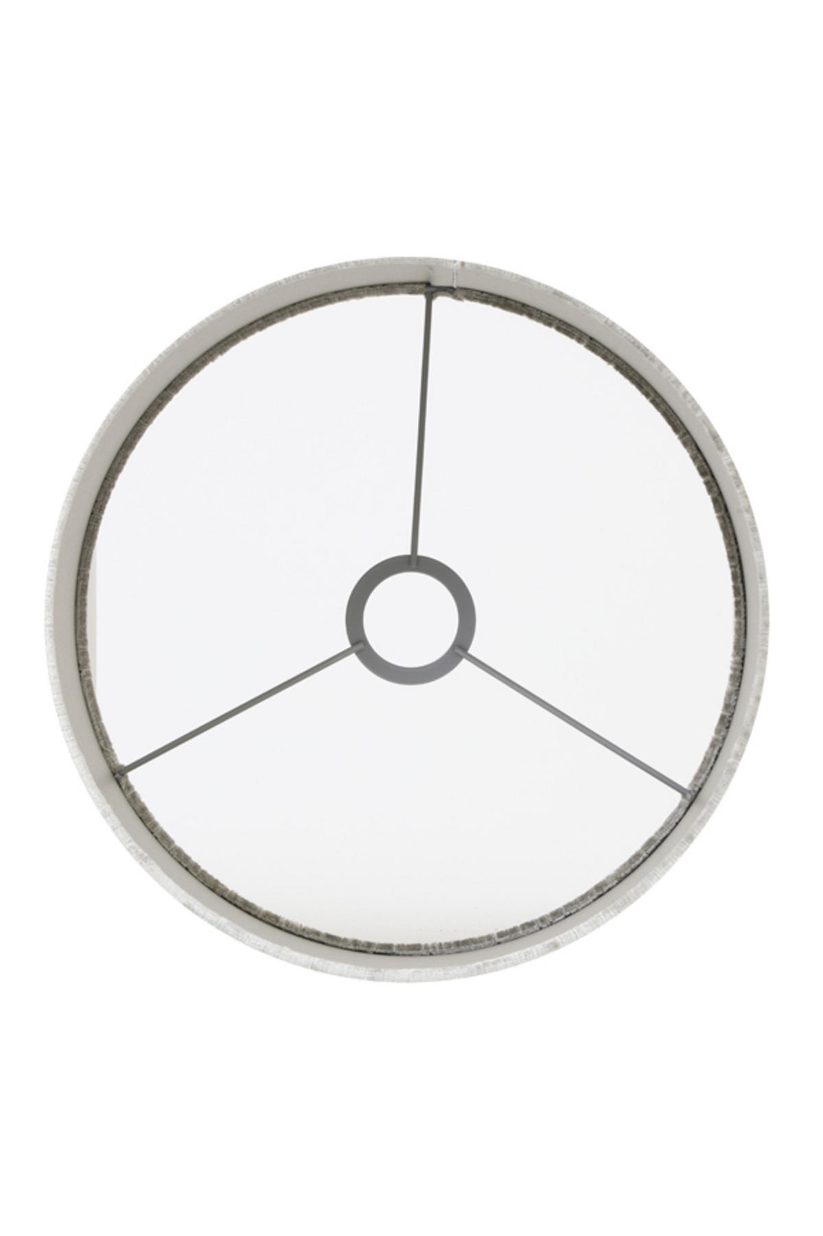 LAMPENSCHIRM Edelstein Silber Ø20/15 cm - Silberfarben, Textil (20/20/15cm) - Light & Living