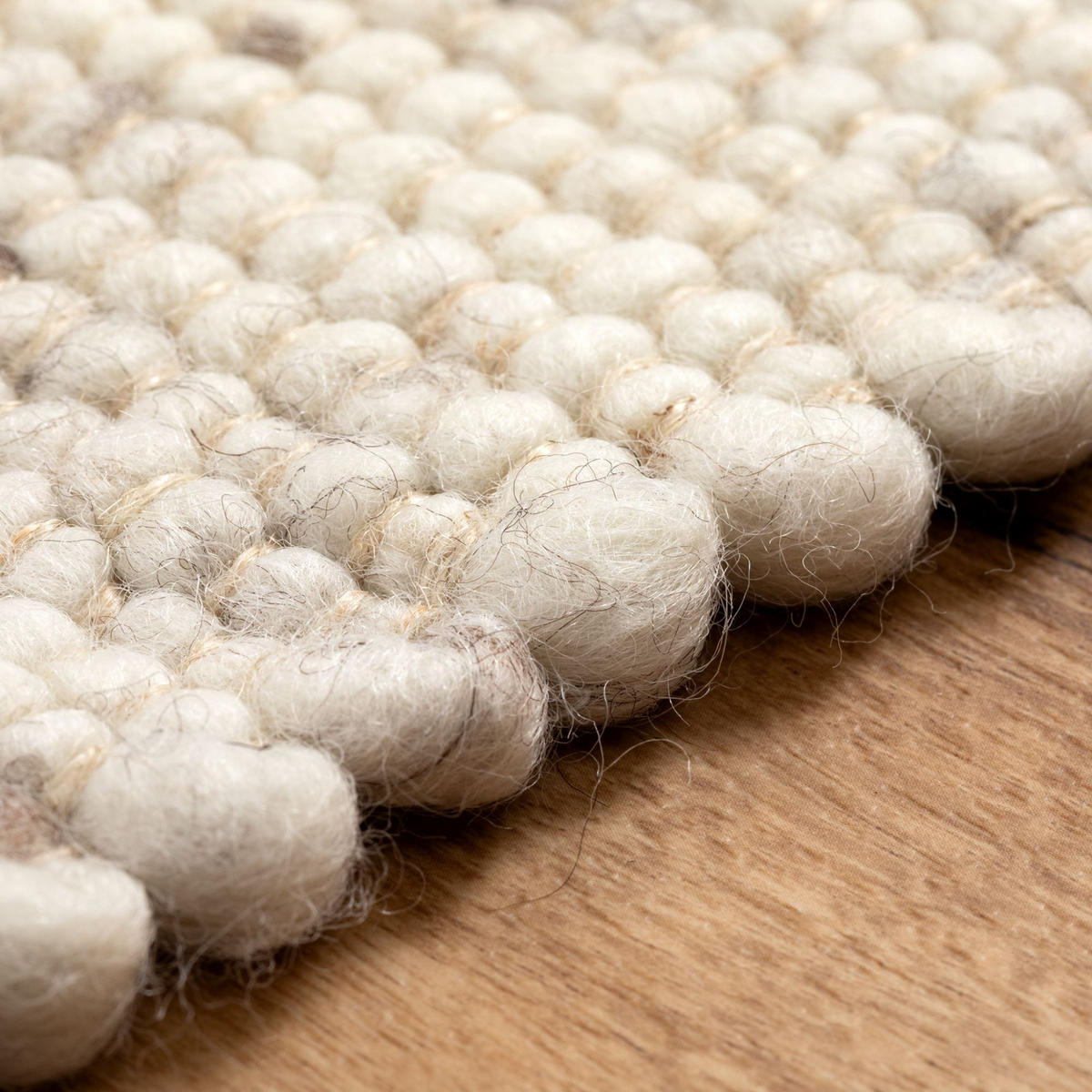 FLACHGEWEBETEPPICH 70/130 cm Paros - Creme, Naturmaterialien (70/130cm) - Steffensmeier