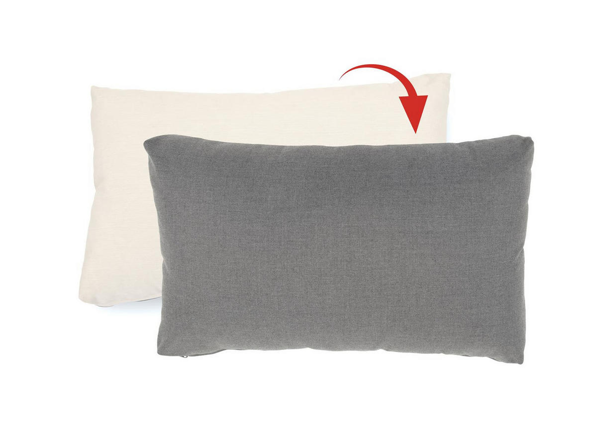 GARTENLOUNGE-SET Manhatten Aluminium, anthrazit höhenverstellbar, für 6 Personen - Grau, Kunststoff - Green Spirit