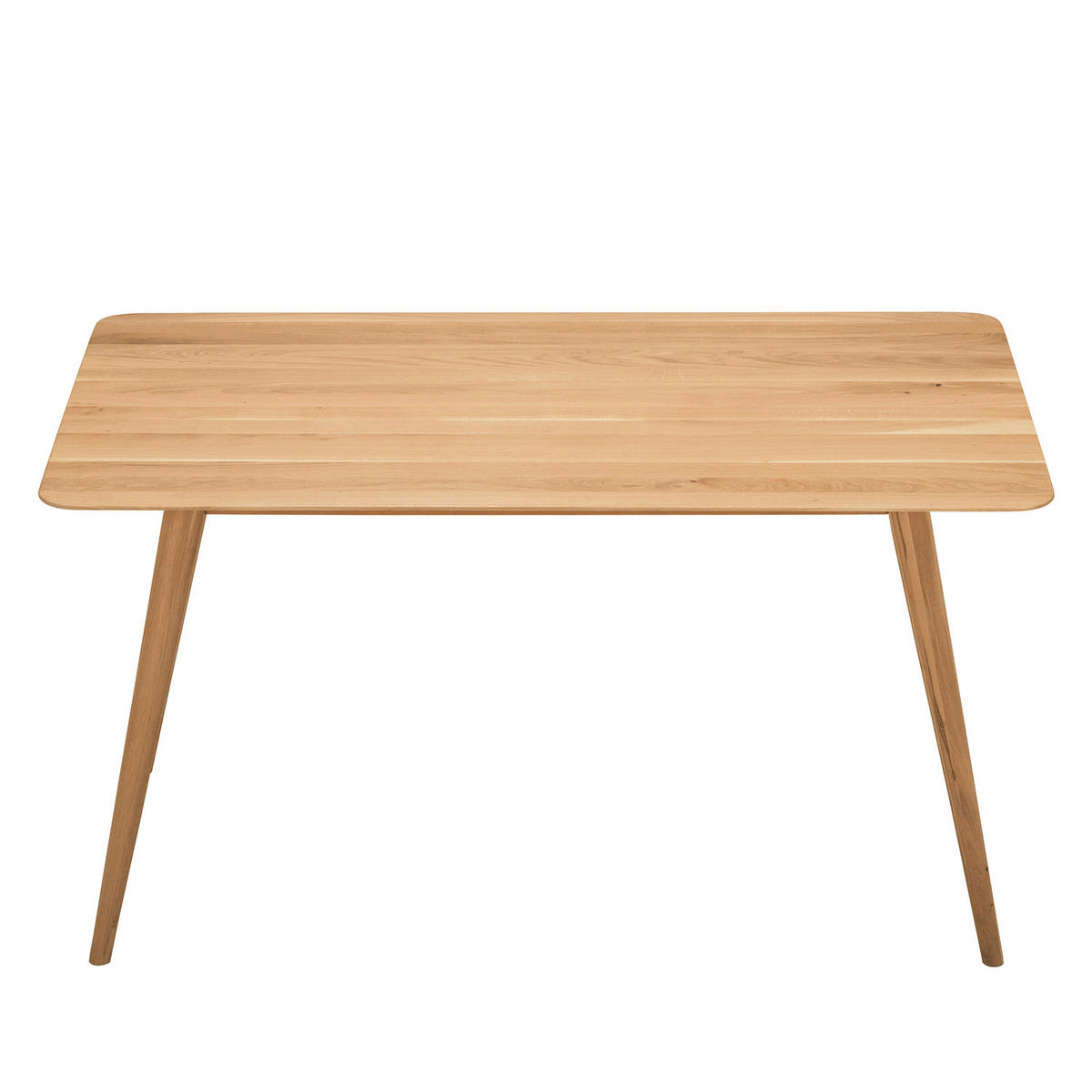 ESSTISCH - Massivholz - Eichefarben, Holz (80/140/75cm) - home24