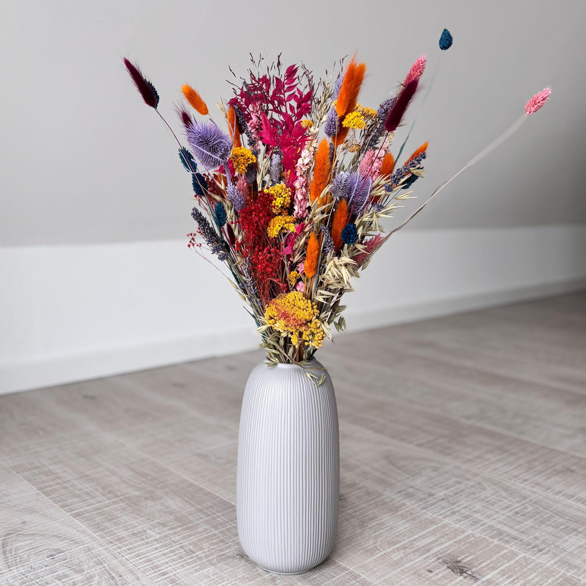 TROCKENBLUMEN strauß Bunte Wiese - Multicolor, Naturmaterialien (40cm)