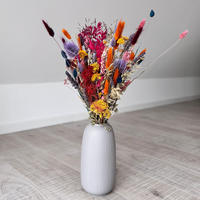 TROCKENBLUMEN strauß Bunte Wiese - Multicolor, Naturmaterialien (40cm)