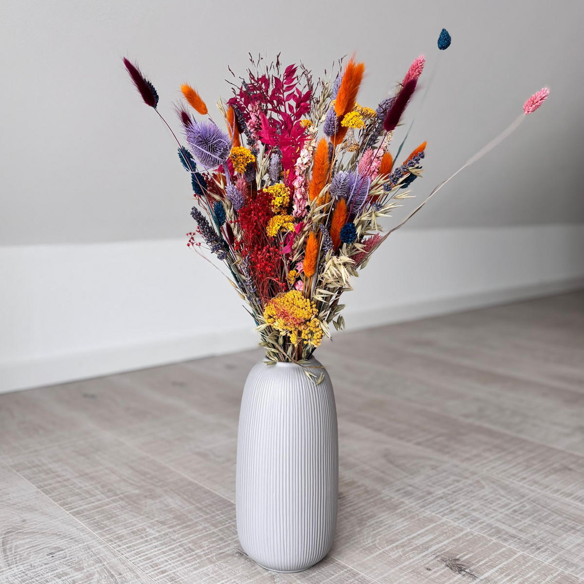 TROCKENBLUMEN strauß Bunte Wiese - Multicolor, Naturmaterialien (40cm)