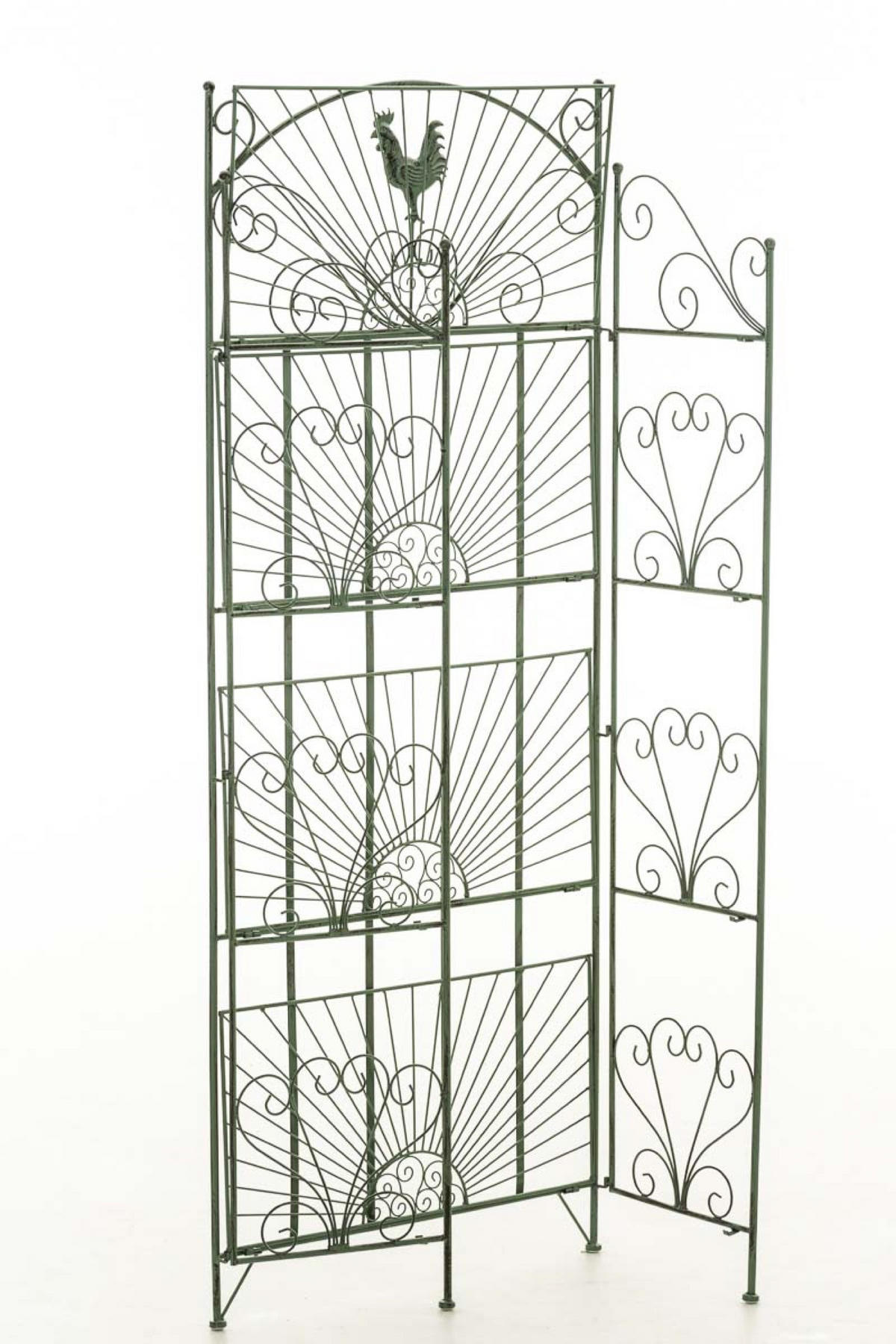 STANDREGAL Mya antik-grün - Grün, Metall (61.5/153/33cm) - TPFGarden