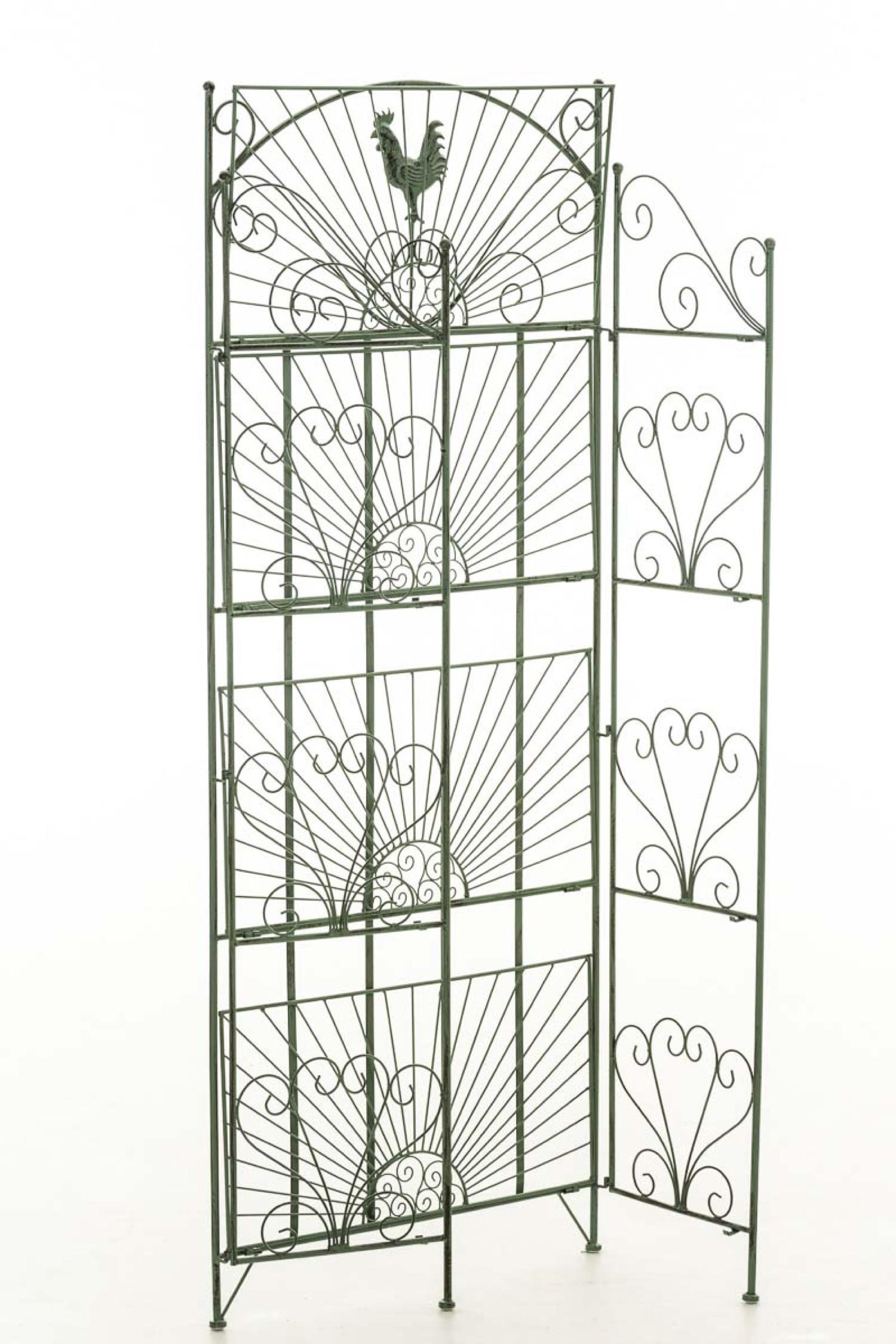 Thumbnail - TPFGarden Standregal, Grün, Metall, 61.5x153x33 cm, Wohnzimmer, ,