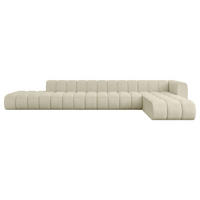 ECKSOFA modulares Sofa Zuvon-L3 - 478x177x70 cm Beige - Beige, Holzwerkstoff/Textil (478/177cm) - ALTDECOR