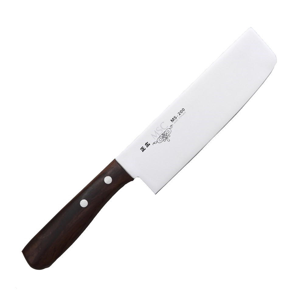 GEMÜSEMESSER Silber 28.1/4.9/28.1 cm 11064 - Silberfarben, Holz (28.1cm) - Masahiro 