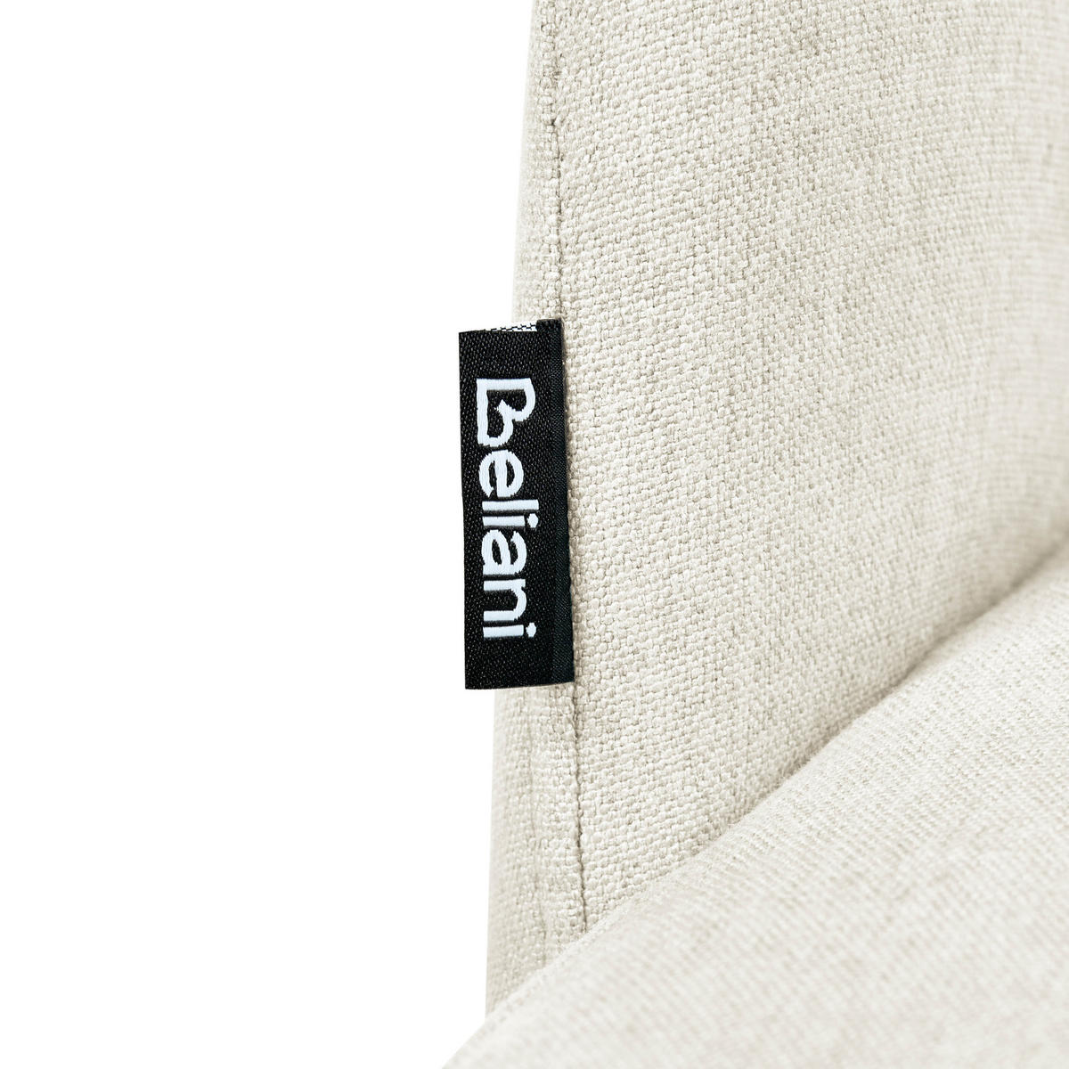 JÍDELNÍ ŽIDLE sada 2 ks Látka Světle béžová Penny - béžová, textil (46/76/50cm) - Beliani