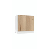 UNTERSCHRANK D80 - Zivora - Elegante Stauraum Idee - Eiche Artisan, Holz (80/82/52.4cm) - ROYAL24_MARKT