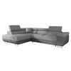 ECKSOFA Torezio, Seite: Links - Grau, Holz/Textil (274/203cm) - MIRJAN24