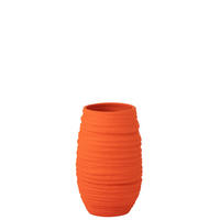 BLUMENTOPF FIESTA - Töpferei - Orange - L - Ø 19 cm - Orange, Keramik (19/40cm) - J-Line