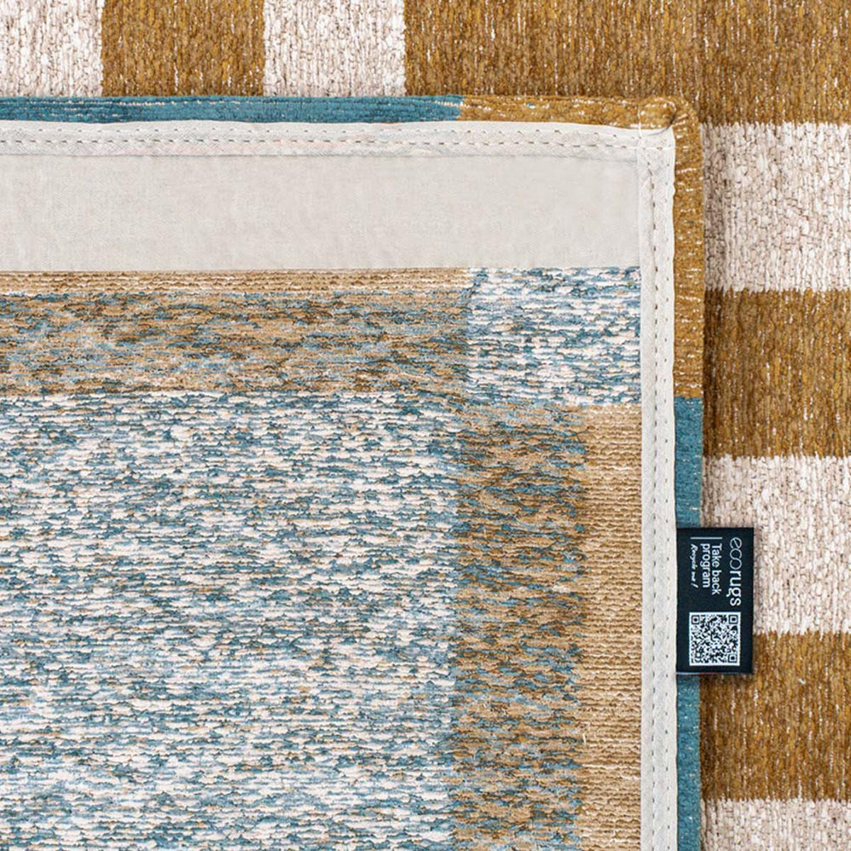 TEPPICH Honey Craft Chess 170/240 cm - Gelb, Textil (170/240cm) - Louis De Poortere