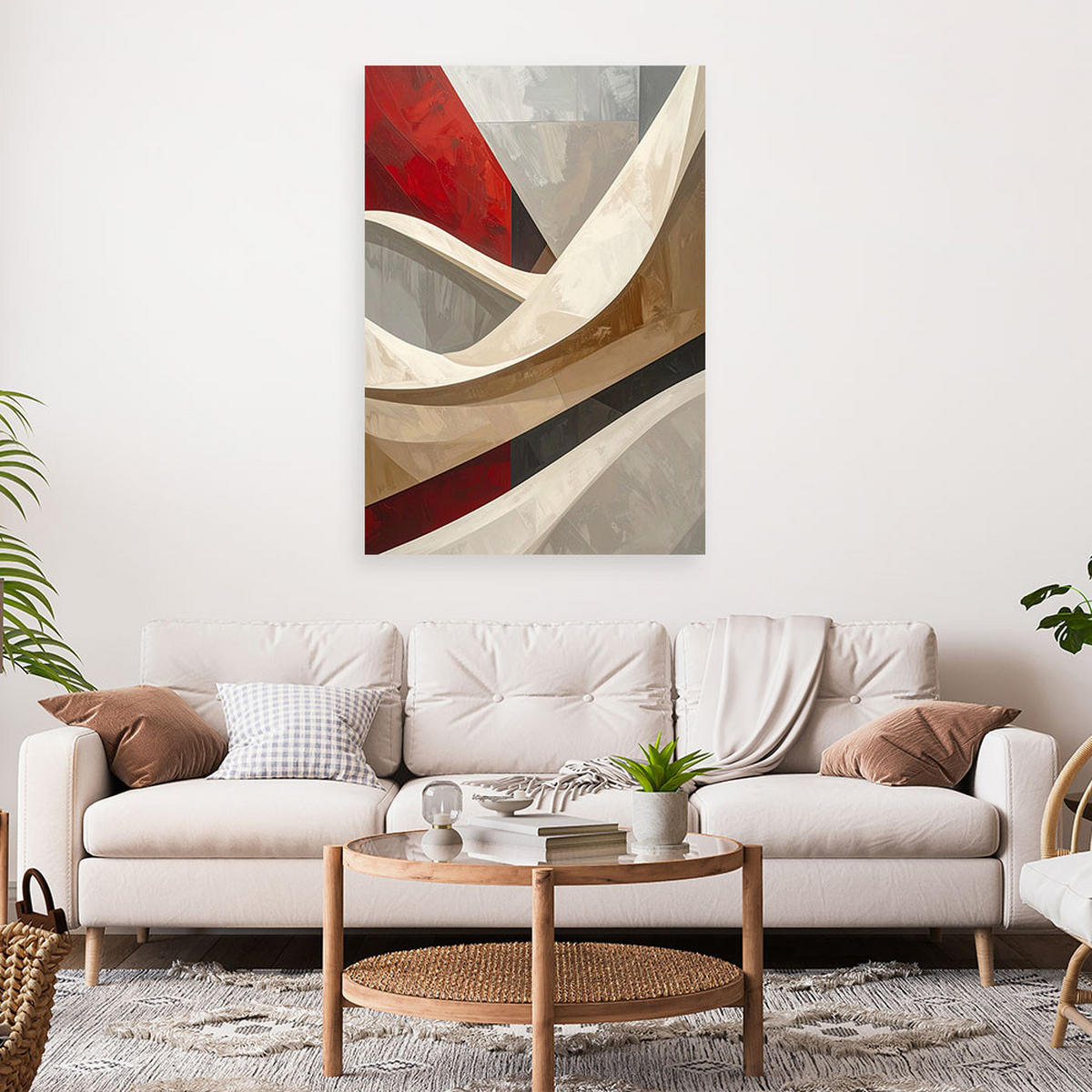 LEINWANDBILD 3D und geometrisch 20x30cm - Multicolor, Textil (20/30cm) - Feeby