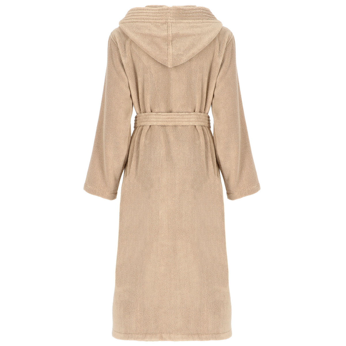 BADEMANTEL DAMEN KAPUZE THE LUXURY 852 SAND - 375 - Beige, Textil (Snull) - Cawö