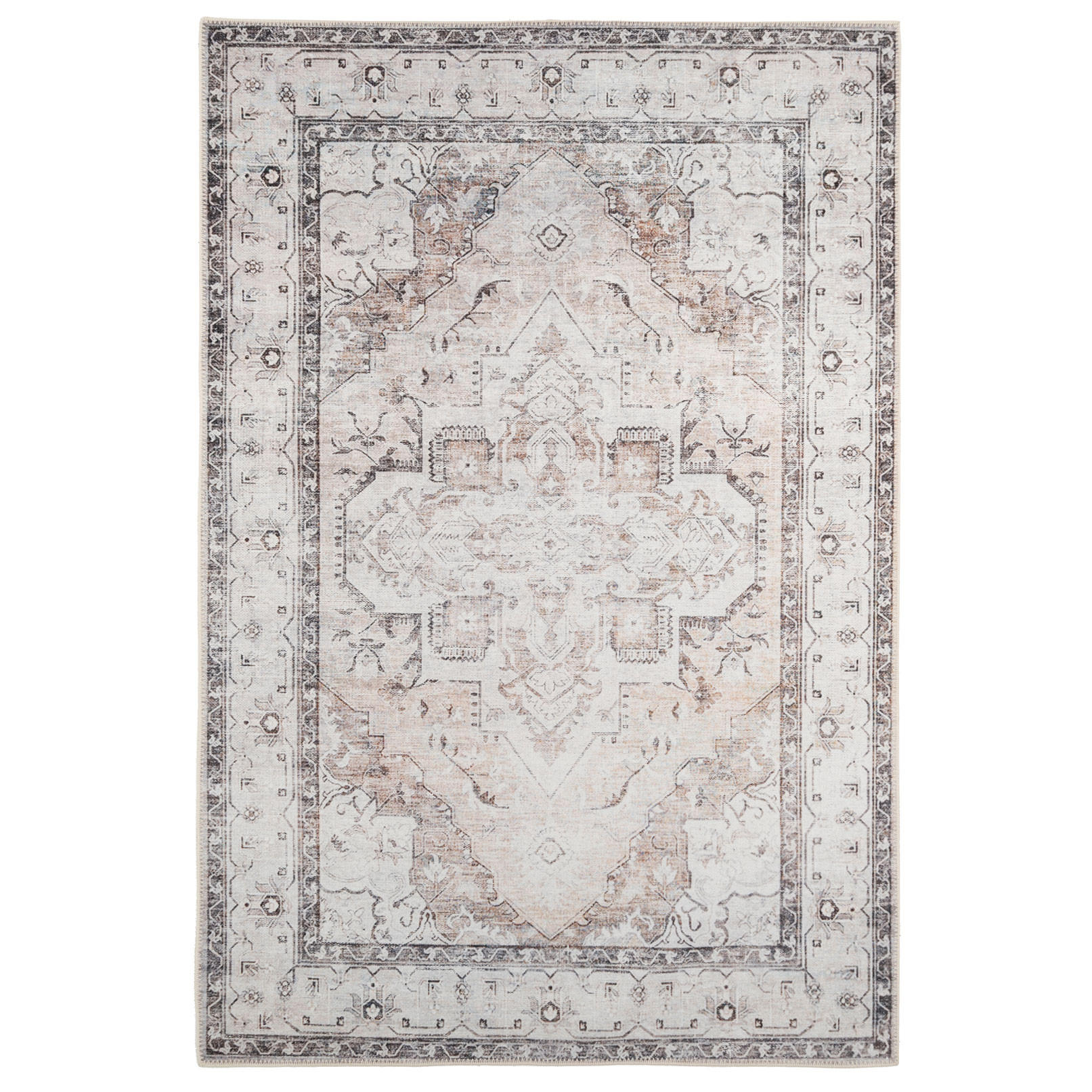 FLACHWEBETEPPICH Margot - Grau, Textil (60/240cm) - Kukoon Rugs