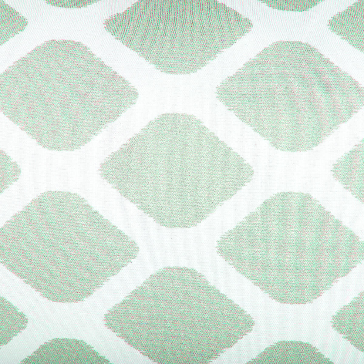 GARTENKISSEN 2er-Set Rautenmuster mintgrün/weiß 40/70 cm Kalamos - Grün, Textil (40/70cm) - Beliani