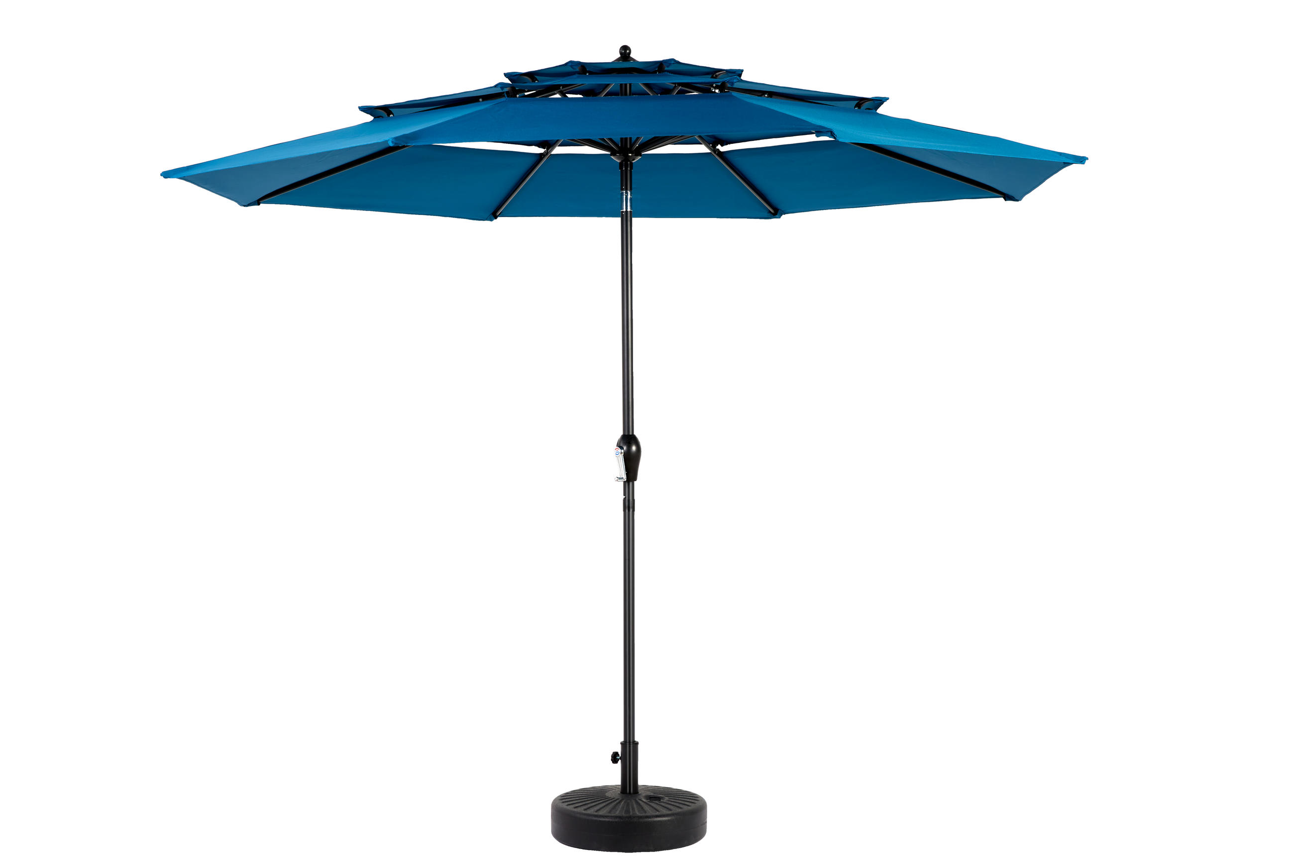 SONNENSCHIRM Doppel Rechteck blau - Blau, Metall (294/294cm) - ComfortXL