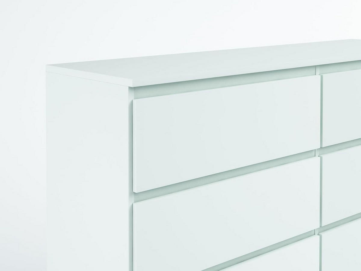 KOMMODE 120 Weiß 120x39x101,5 cm - Weiß, Holzwerkstoff (120/101.5/39cm) - Mobelsta